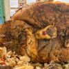 Pernil assado, especialidade da casa